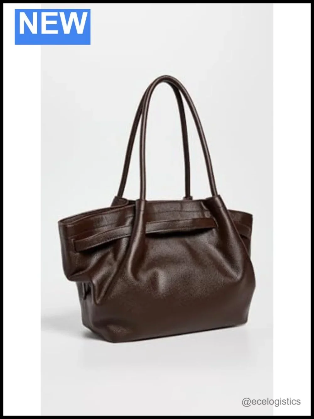Faux Leather Medium Tote Bag Shoulder Crossbody